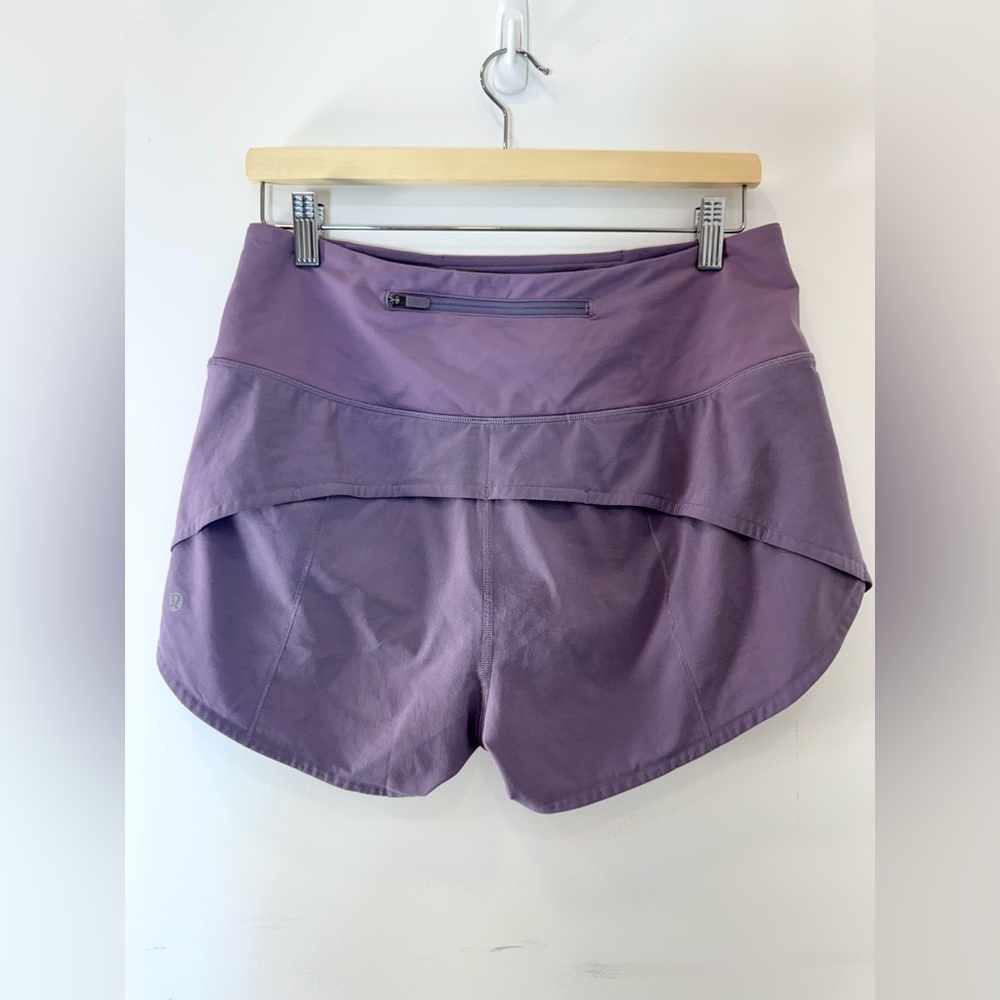 Lululemon Speed Up High-Rise Lined Short 2.5" Purple Ash - Picture 6 of 7